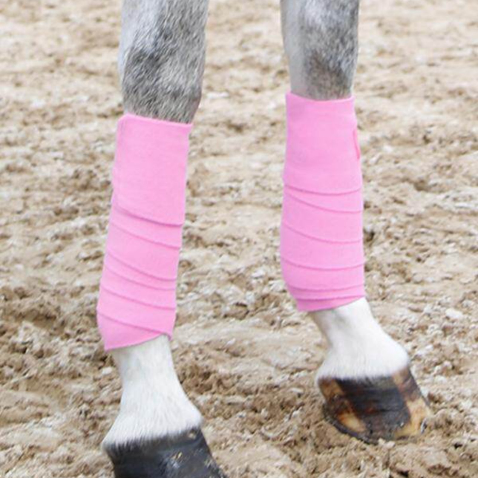 Polo Wraps Fleece - 4ピース ポロラップ ロングフリース ホースラップ 馬脚ラップ ロールタイプ