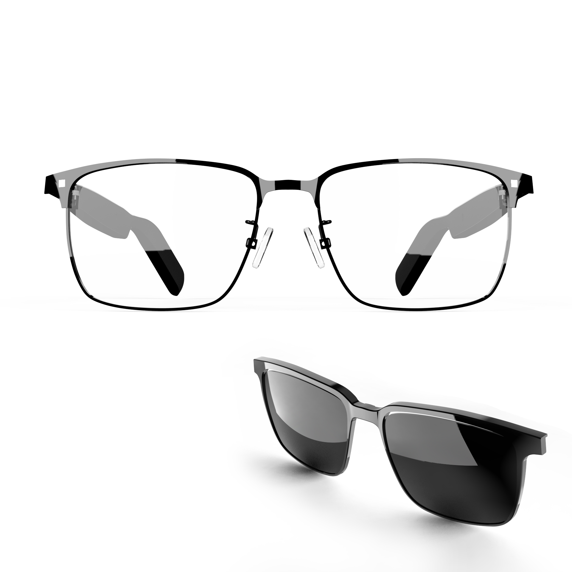 Outdoor Sport Glasses - スマートワイヤレスBluetoothメガネ アウトドアサングラス Bluetooth 5.4 通話対応 アウトドアスポーツヘッドホン