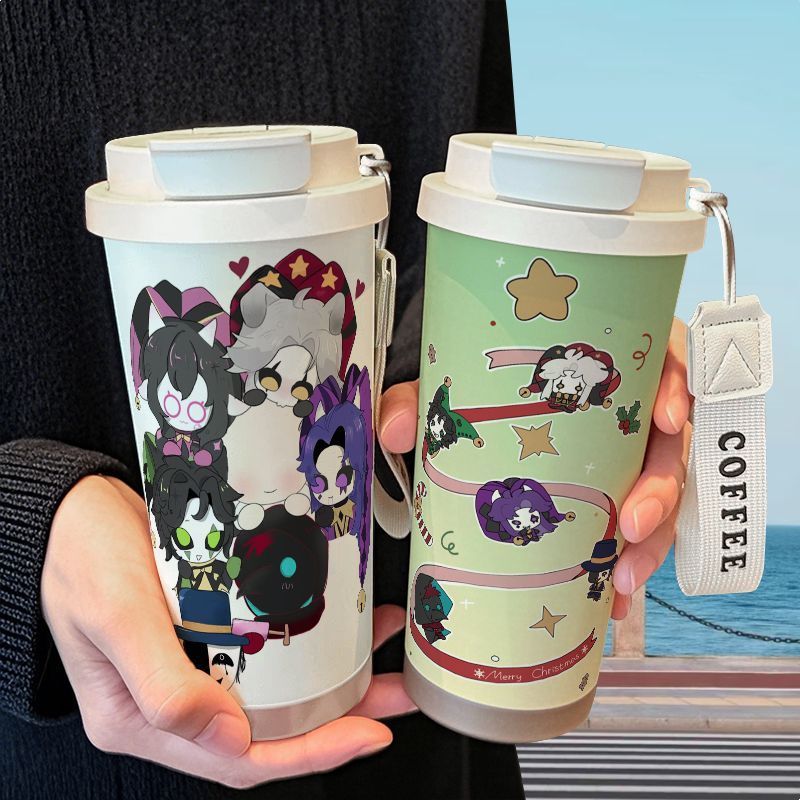 Outdoor Sports Accessories - アニメザ・フリーク・サーカスステンレス鋼断熱カップかわいいアウトドアスポーツポータブル二重層大容量ウォーターカップ