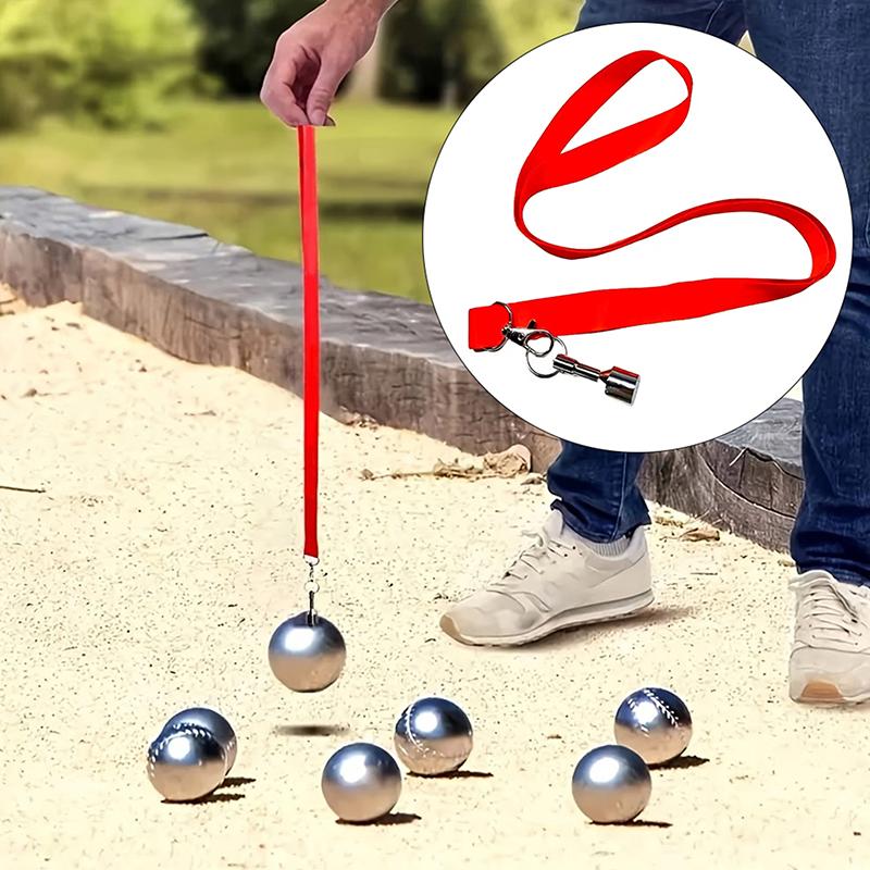 Outdoor Sports Activities - 磁気ボール投げ拾い器 ポータブルボッチボールピッカー 芝生、アウトドア活動、ホームスポーツパーティー用のリサイクルデバイス