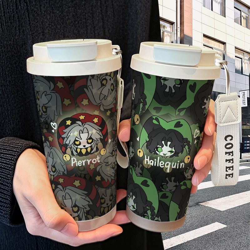 Outdoor Sports Accessories - アニメザ・フリーク・サーカスステンレス鋼断熱カップかわいいアウトドアスポーツポータブル二重層大容量ウォーターカップ