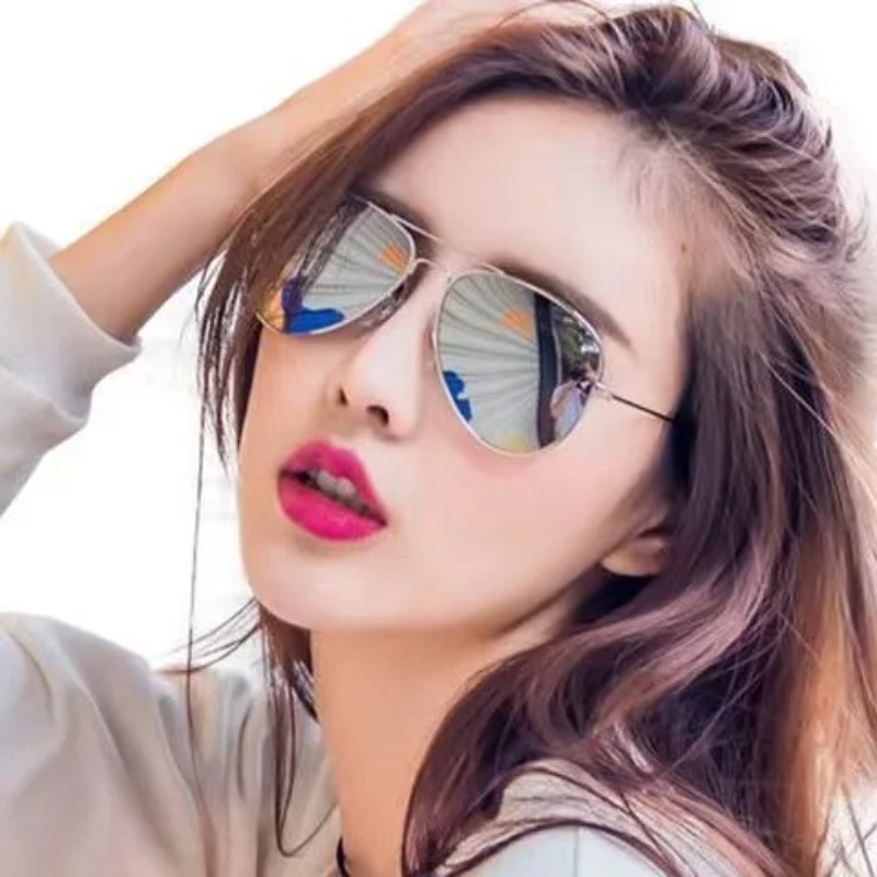新しいファッションクラシックメガネ男性用アビエイターメタルフ - Outdoor Sport Glasses のレビューと価格