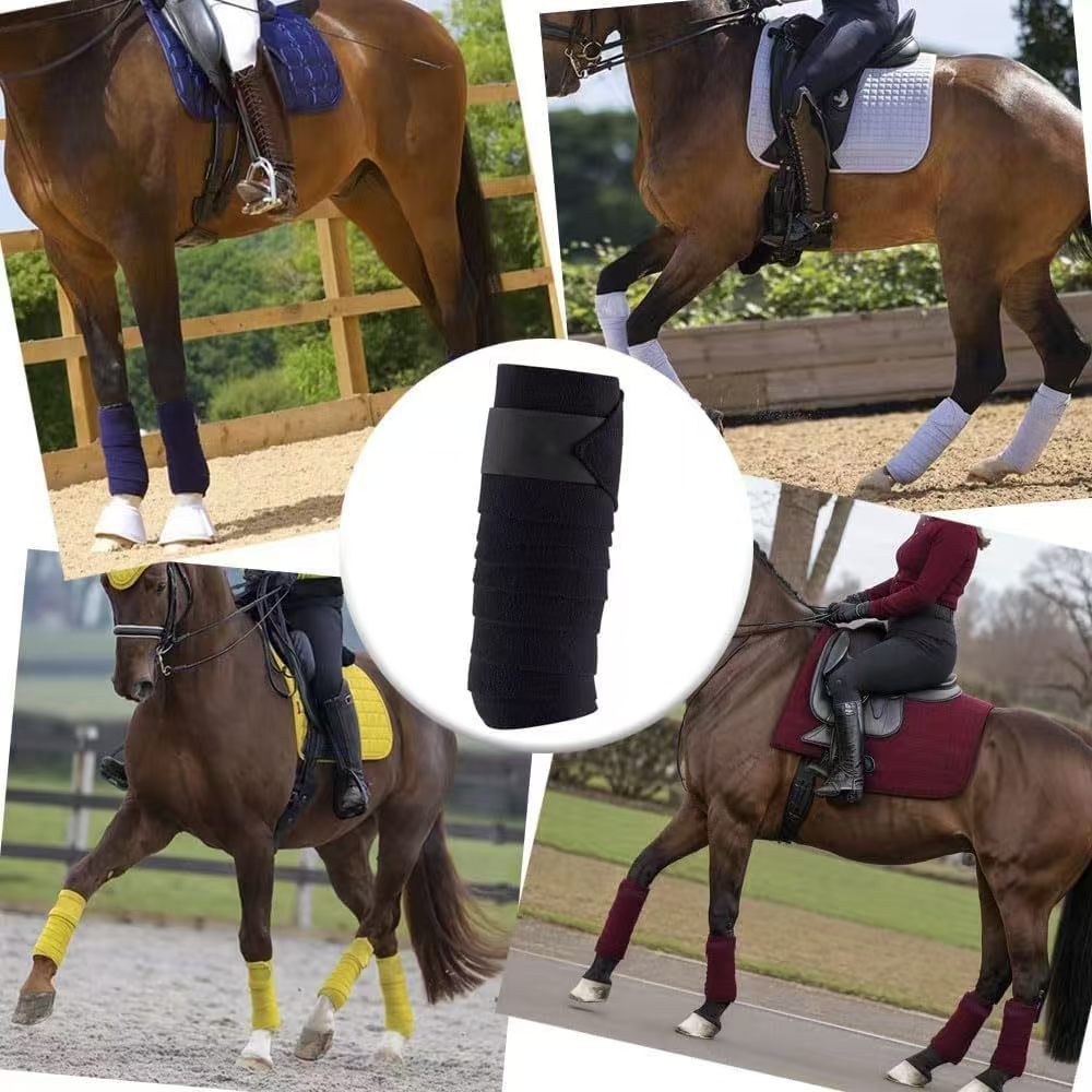 新しい馬用ラップ 2.5m ソフトフリース ポロラップ 乗馬 - Polo Wraps Fleece のレビューと価格