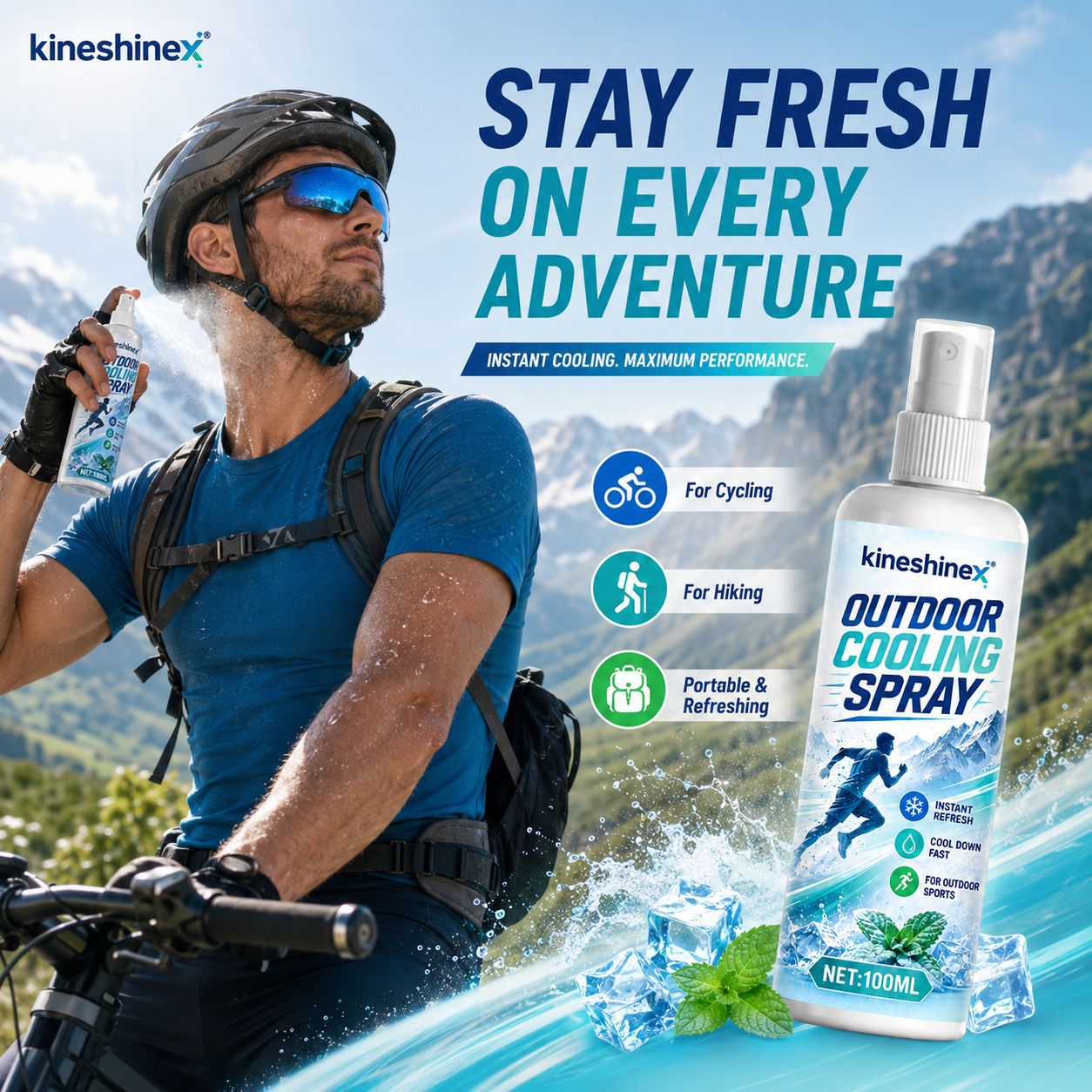 屋外用冷却スプレー 100ml – ランニング、サイクリング - Outdoor Sport Gear のレビューと価格
