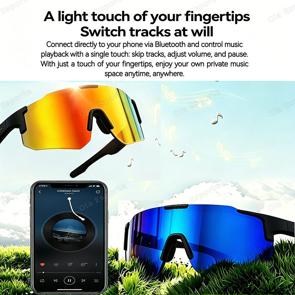 サイクリングスマートグラス HD Bluetooth 通話音 - Outdoor Sport Glasses のレビューと価格