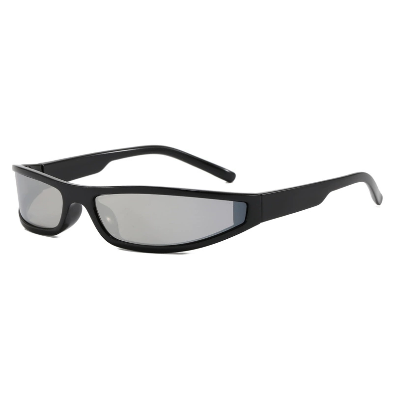 Y2K 細長の長方形ラップアラウンドサングラス レディース  - Outdoor Sport Glasses のレビューと価格