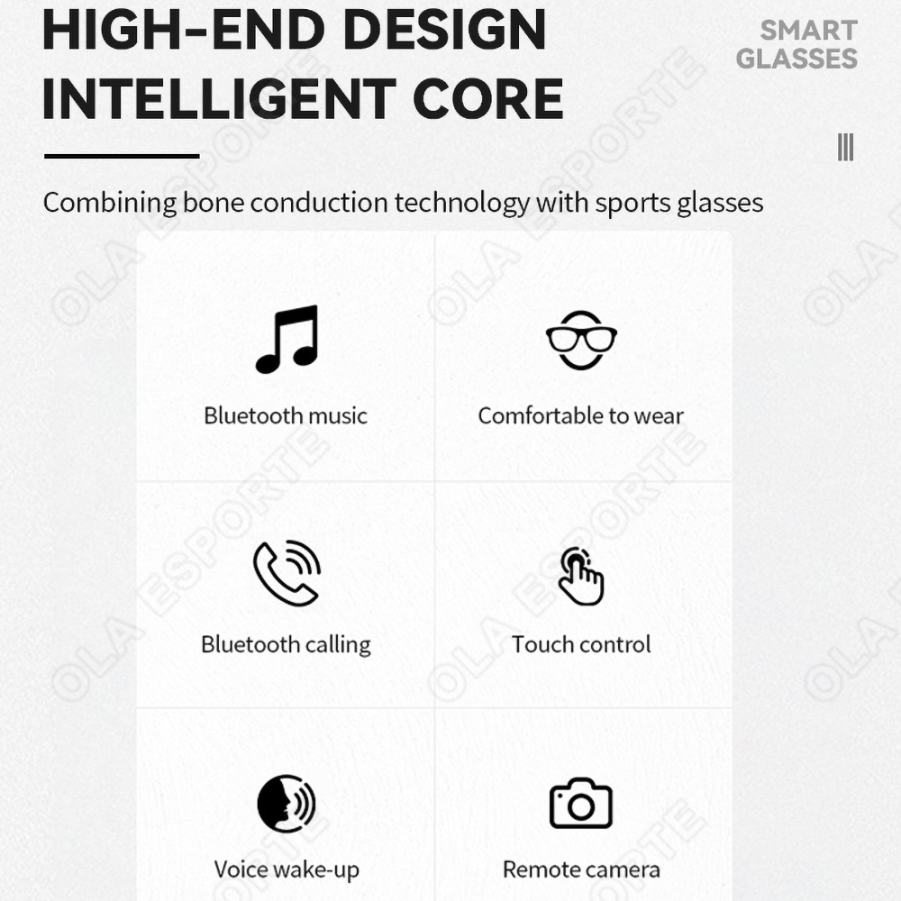 新しいスマートグラス V5.3 Bluetooth 通話高品 - Outdoor Sport Glasses のレビューと価格
