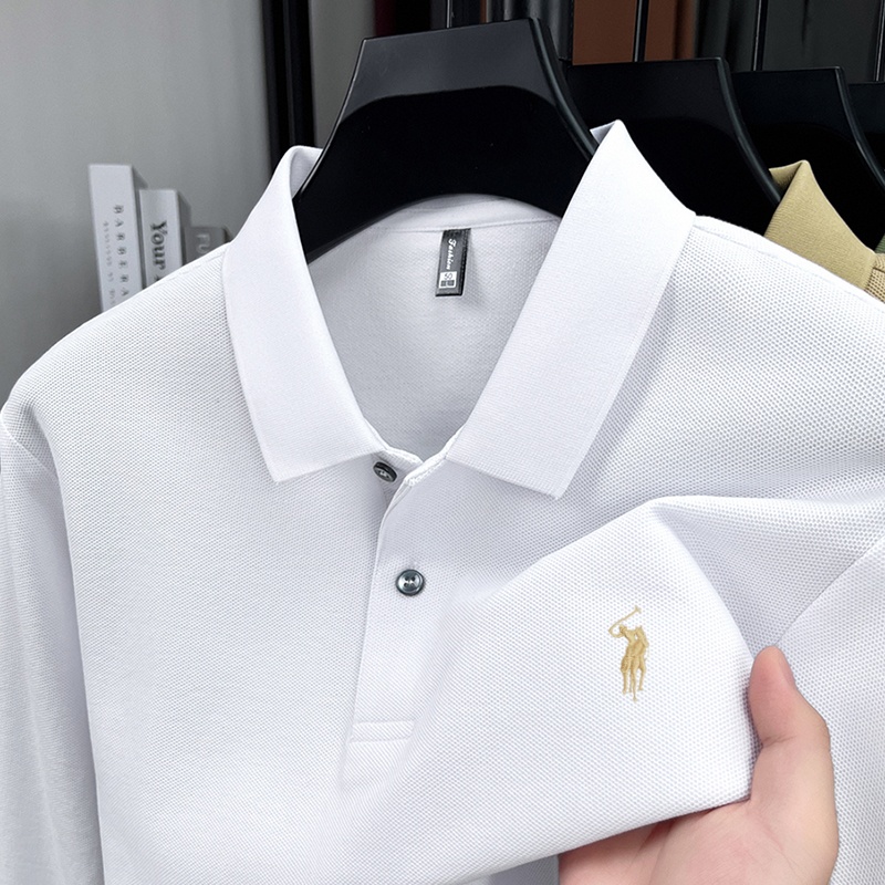 高品質紳士服ブランド新型馬術デザイン快適ポロシャツファッショ - Polo Shirt Equestrian のレビューと価格