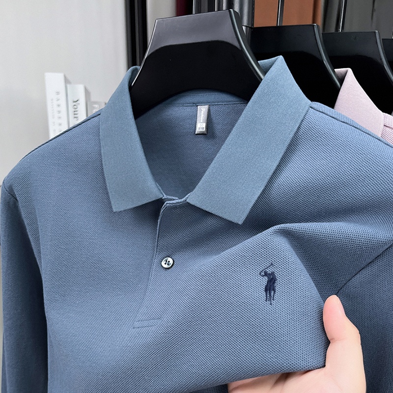 高品質紳士服ブランド新型馬術デザイン快適ポロシャツファッショ - Polo Shirt Equestrian のレビューと価格