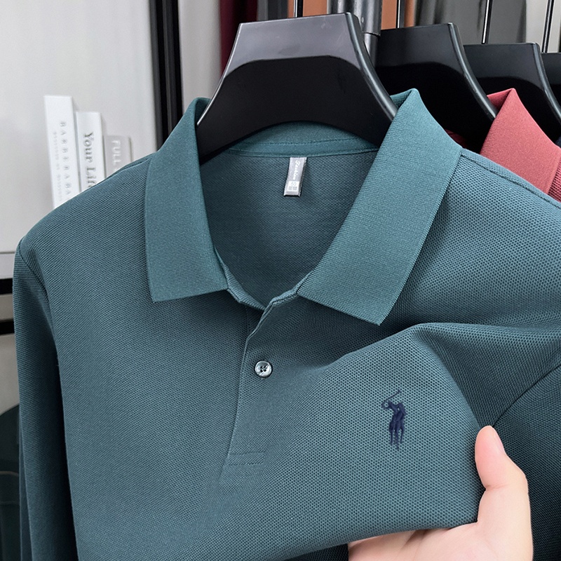 高品質紳士服ブランド新型馬術デザイン快適ポロシャツファッショ - Polo Shirt Equestrian のレビューと価格