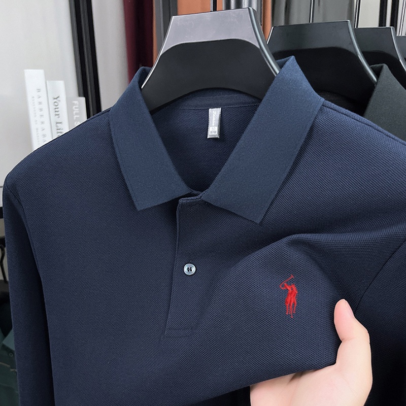 高品質紳士服ブランド新型馬術デザイン快適ポロシャツファッショ - Polo Shirt Equestrian のレビューと価格