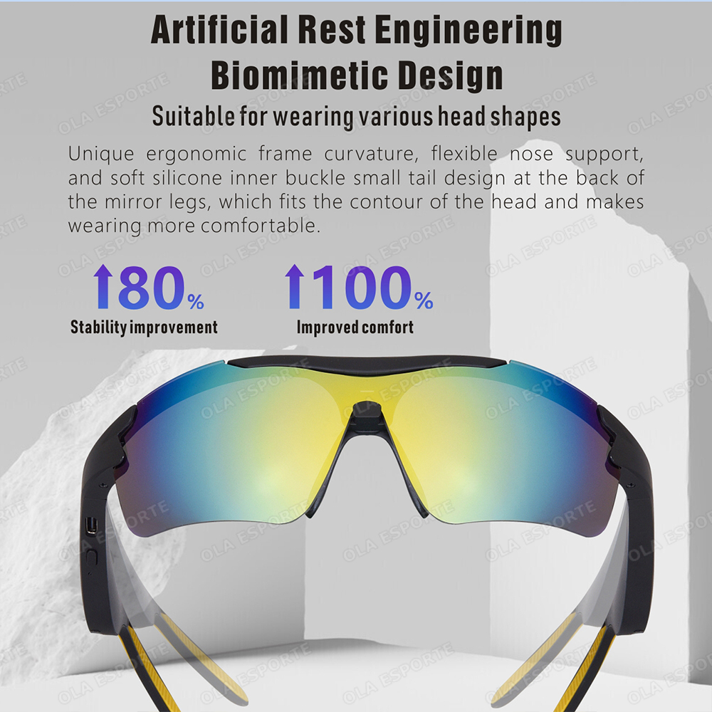 新しい AI メガネメンズ偏光サイクリングスポーツ日焼け止め - Outdoor Sport Glasses のレビューと価格