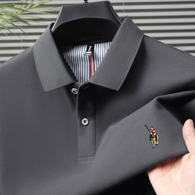 オリジナルデザイナーの定番ブランド馬術刺繍半袖ポロシャツ夏コ - Polo Shirt Equestrian のレビューと価格