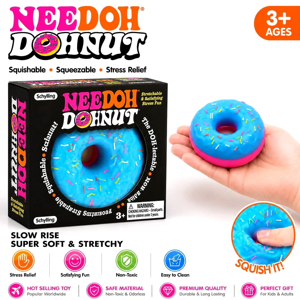NEW NeeDoh ドーナツピンチミュージック マルトース - Outdoor Sports Accessories のレビューと価格