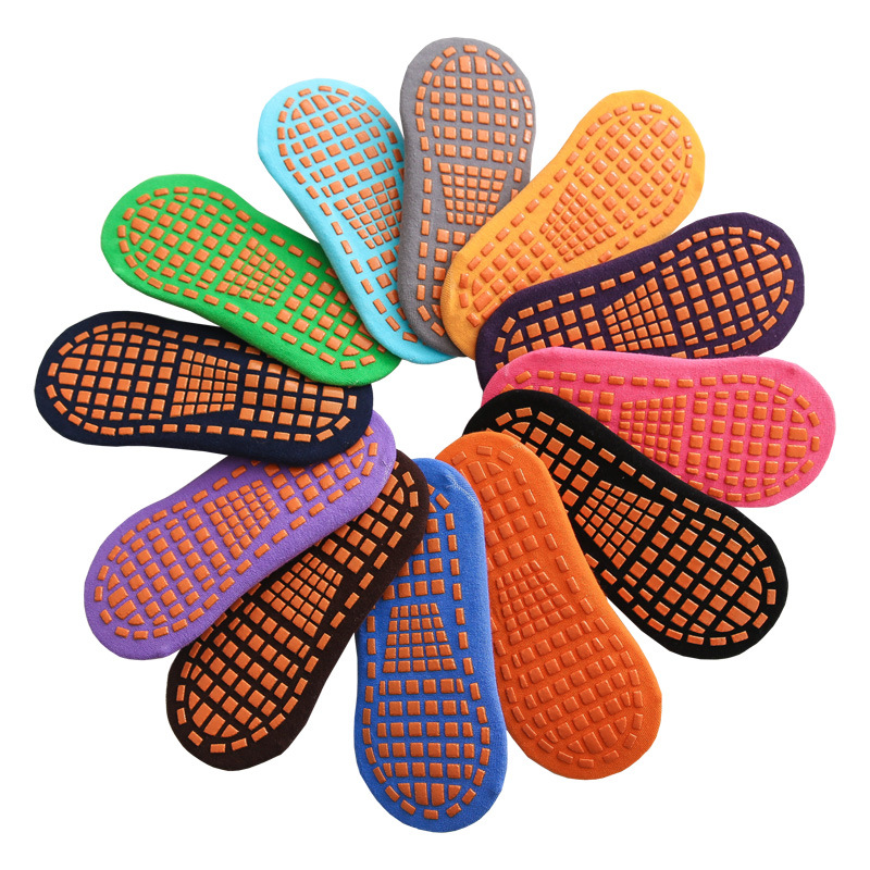 10 ペア子供大人滑り止め靴下親子トランポリン靴下綿子供靴下 - Trampoline Park Sock のレビューと価格