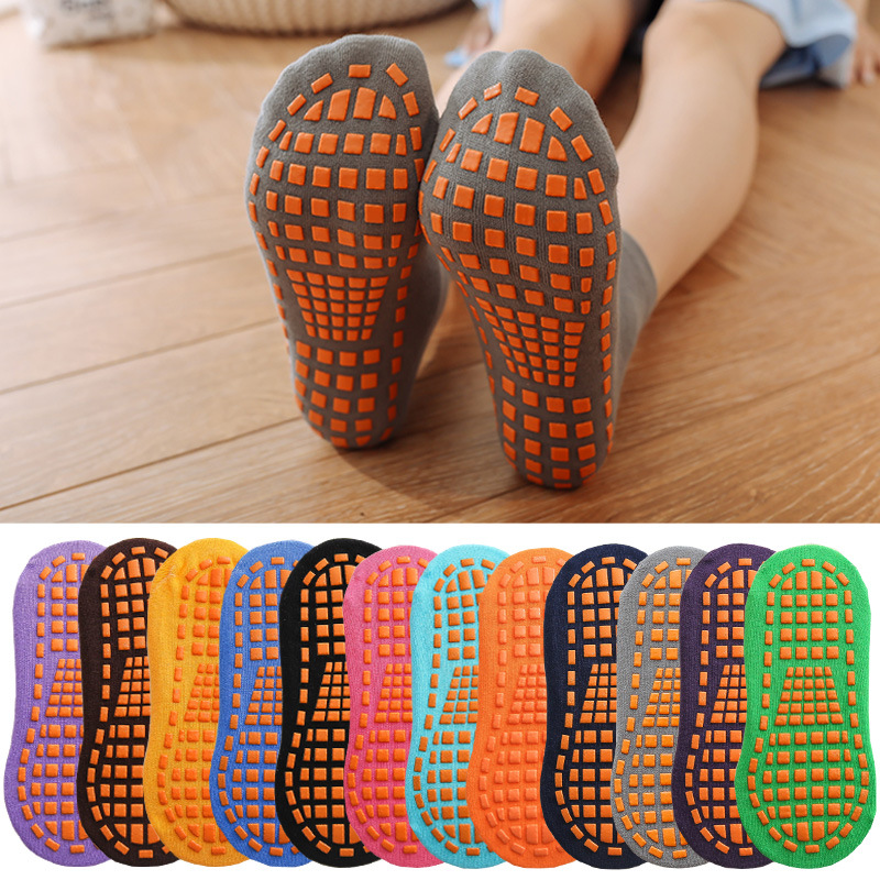 10 ペア子供大人滑り止め靴下親子トランポリン靴下綿子供靴下 - Trampoline Park Sock のレビューと価格