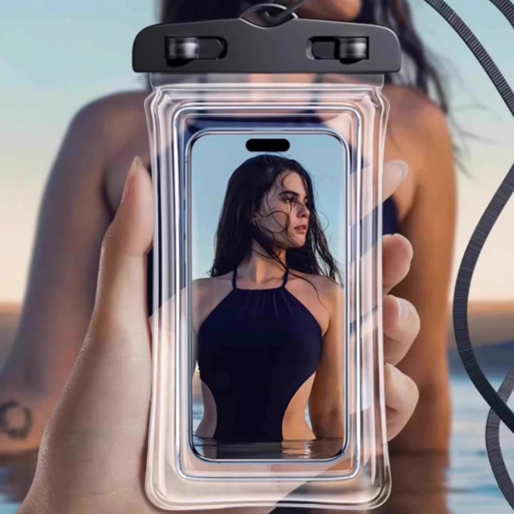 クリア防水携帯電話ケース ドライバッグポーチ iPhoneス - Outdoor Sports Accessories のレビューと価格
