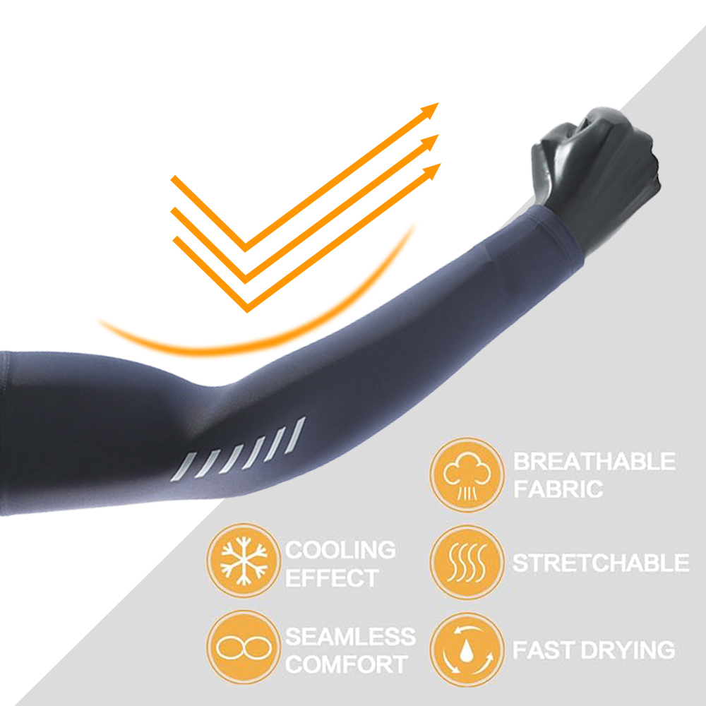 アイスシルクスリーブ UV 保護サイクリングスリーブ冷却通気 - Outdoor Sport Gear のレビューと価格